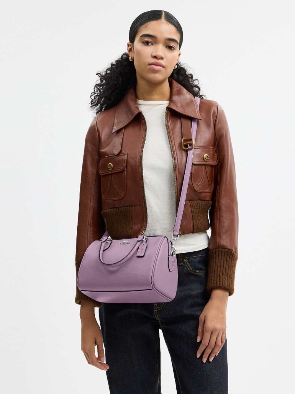 Coach Rowan Satchel Bag in Jasmine - Picture 12 of 12